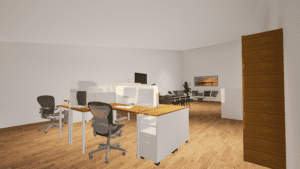 Efri hæð skrifstofa 1